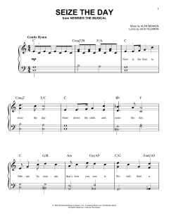Seize The Day von Alan Menken (Download) 