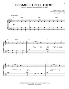 Sesame Street Theme von Joe Raposo (Download) 