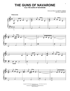 The Guns Of Navarone von Paul Francis Webster (Download) 