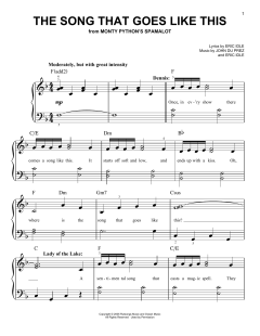 The Song That Goes Like This von Eric Idle (Download) 