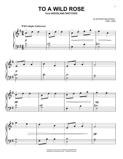 To A Wild Rose (Download) 