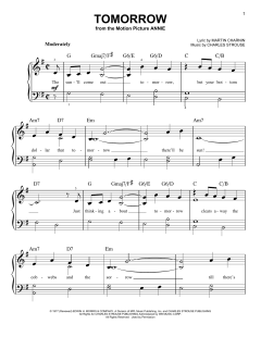 Tomorrow von Martin Charnin (Download) 