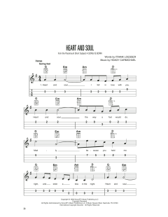 Heart And Soul von Frank Loesser (Download) 