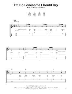 I'm So Lonesome I Could Cry (Download) 