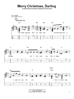 Merry Christmas, Darling von The Carpenters (Download) 