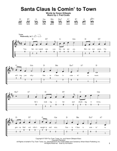 Santa Claus Is Comin' To Town von Fred Coots (Download) 