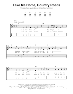 Take Me Home, Country Roads von John Denver (Download) 