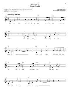 (They Long To Be) Close To You von The Carpenters (Download) 