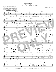 A Time For Us von Nino Rota (Download) 