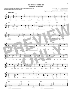 Bei Mir Bist Du Schon von Sammy Cahn (Download) 