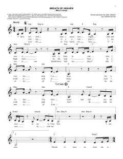 Breath Of Heaven von Amy Grant (Download) 