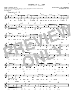 Christmas In Killarney von John Redmond (Download) 