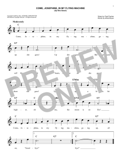 Come, Josephine In My Flying Machine von Alfred Bryan (Download) 