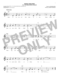 Dearly Beloved von Jerome Kern (Download) 