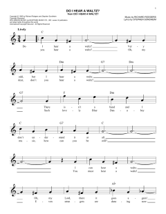 Do I Hear A Waltz? von Stephen Sondheim (Download) 