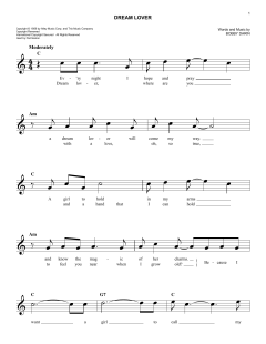 Dream Lover von Bobby Darin (Download) 