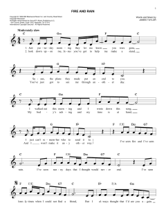 Fire And Rain von James Taylor (Download) 