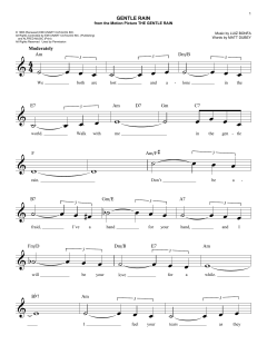 Gentle Rain von Luiz Bonfá (Download) 