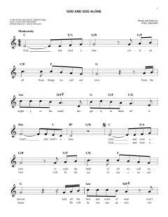 God And God Alone von Phill McHugh (Download) 