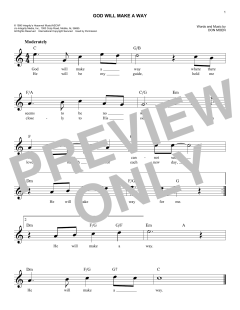God Will Make A Way von Don Moen (Download) 