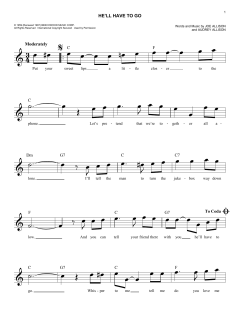 He'll Have To Go von Jim Reeves (Download) 