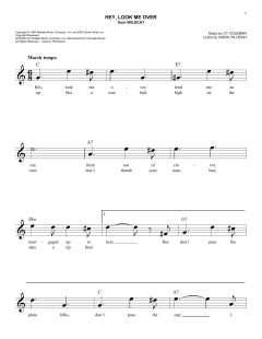 Hey, Look Me Over von Cy Coleman (Download) 
