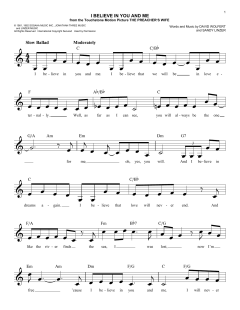 I Believe In You And Me von Whitney Houston (Download) 
