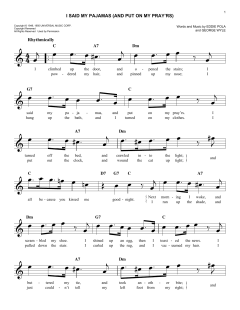 I Said My Pajamas von George Wyle (Download) 