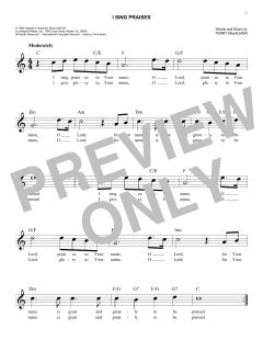 I Sing Praises von Terry MacAlmon (Download) 