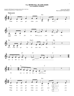 I'll Never Fall In Love Again von Dionne Warwick (Download) 