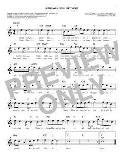 Jesus Will Still Be There von Point Of Grace (Download) 