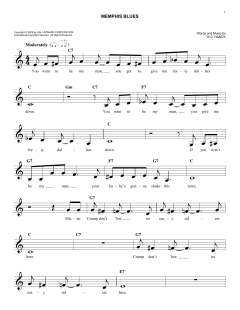Memphis Blues von William Christopher Handy (Download) 