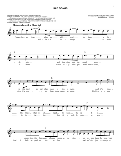 Sad Songs von Elton John (Download) 