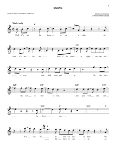 Sailing von Christopher Cross (Download) 