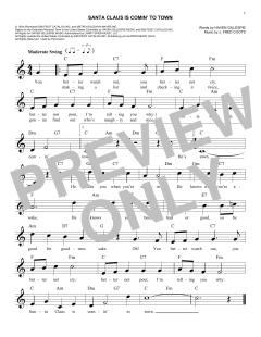 Santa Claus Is Comin' To Town von Fred Coots (Download) 