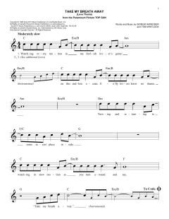 Take My Breath Away von Berlin (Download) 