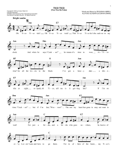 Tico Tico von Andrews Sisters (Download) 
