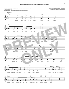 When My Sugar Walks Down The Street von Gene Austin (Download) 