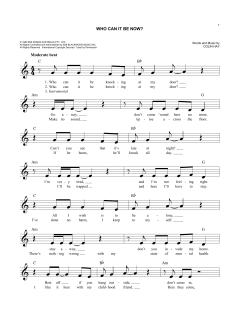 Who Can It Be Now? von Men at Work (Download) 