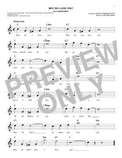 Why Do I Love You? von Jerome Kern (Download) 