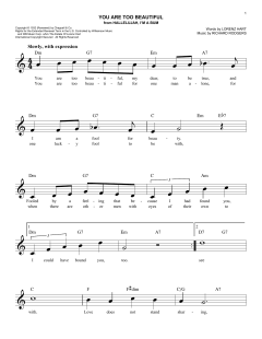 You Are Too Beautiful von Richard Rodgers (Download) 
