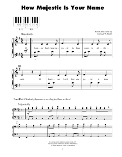 How Majestic Is Your Name von Sandi Patty (Download) 