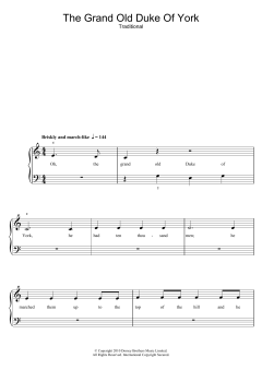 The Grand Old Duke Of York von Traditional (Download) 