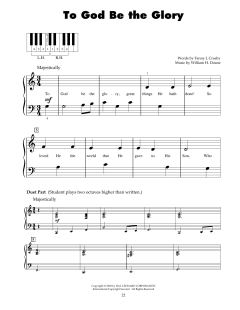 To God Be The Glory von William Howard Doane (Download) 