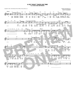 A Guy What Takes His Time von Ralph Rainger (Download) 