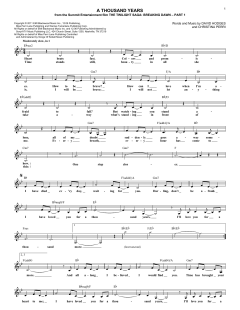 A Thousand Years von Christina Perri (Download) 
