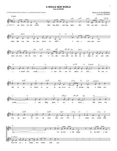 A Whole New World von Tim Rice (Download) 