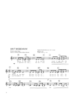 Ain't Misbehavin' von Andy Razaf (Download) 