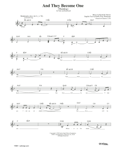 And They Become One (Download) 