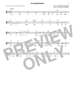 Auf Wiedersehn von Sigmund Romberg (Download) 